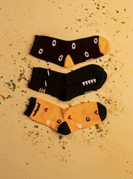 Snappy Croc (Pack of 3 socks)