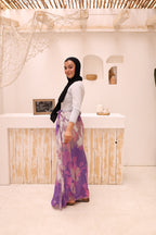 Lavender Mirage Chiffon Wrap Cover Up
