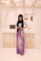 Lavender Mirage Chiffon Wrap Cover Up