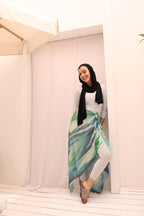 Ocean Meadow Mesh Wrap Cover Up