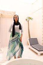 Ocean Meadow Mesh Wrap Cover Up