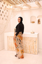Sunfire Bloom Chiffon Wrap Cover Up