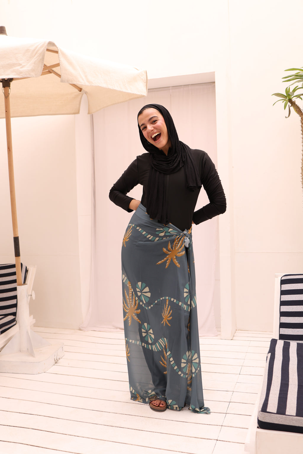 Coastal Breeze Chiffon Wrap Cover Up