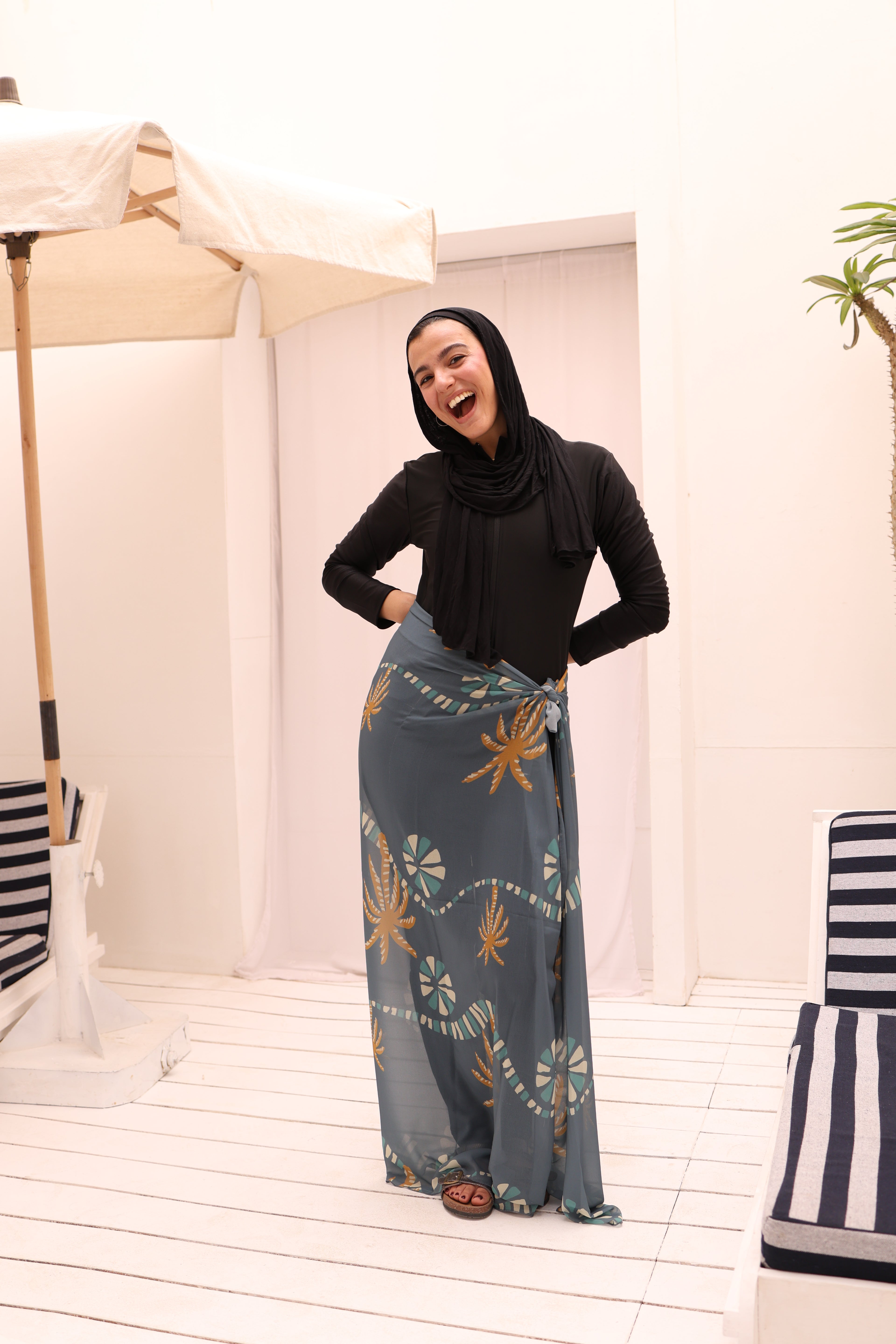 Coastal Breeze Chiffon Wrap Cover Up