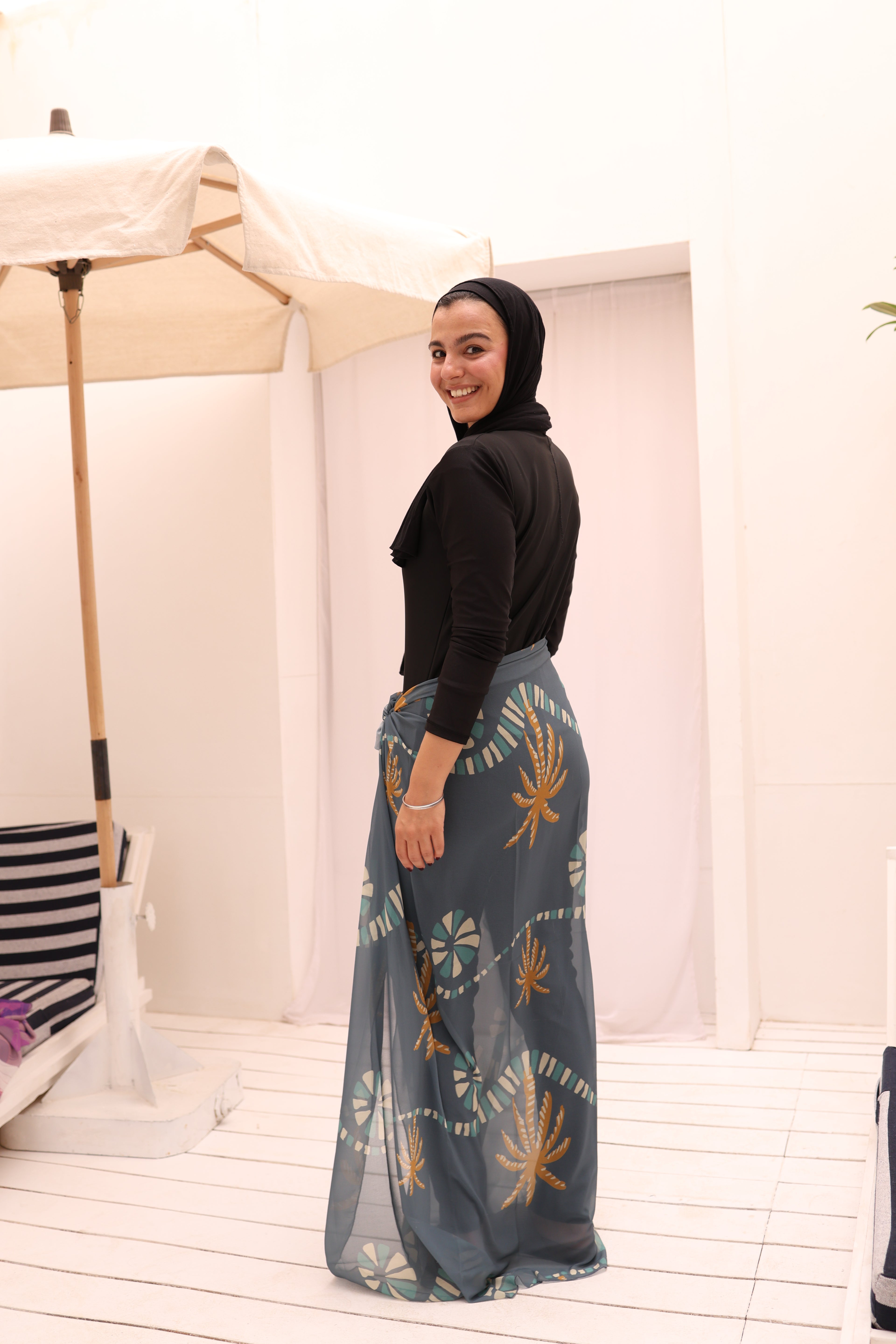 Coastal Breeze Chiffon Wrap Cover Up