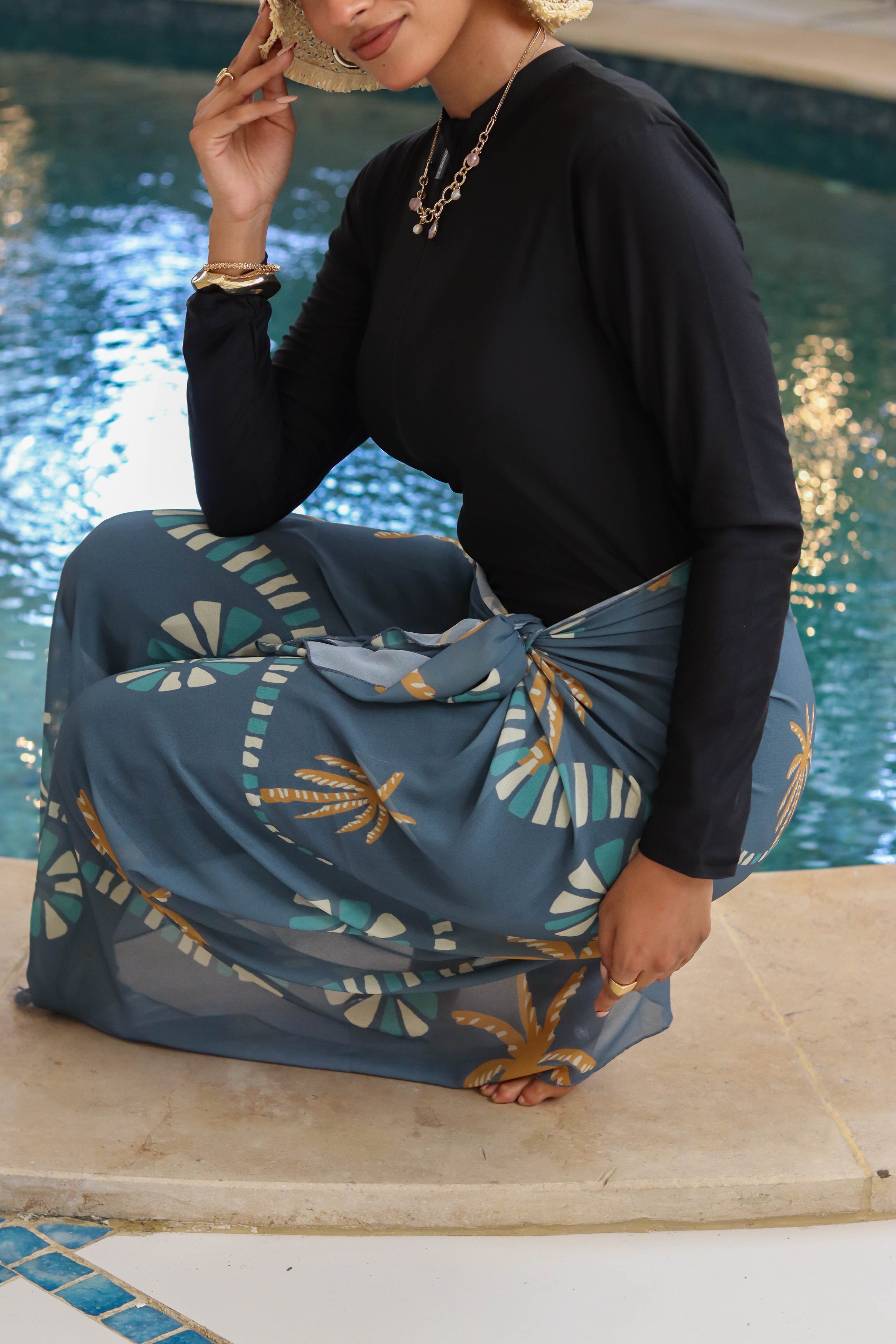 Coastal Breeze Chiffon Wrap Cover Up