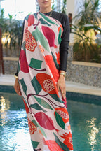 Pomegranate Pop Chiffon Wrap Cover Up