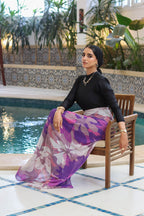 Lavender Mirage Chiffon Wrap Cover Up