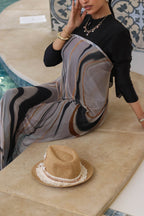 Marble Dust Mesh Wrap Cover Up