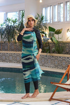 Ocean Meadow Mesh Wrap Cover Up