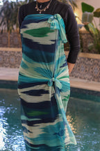 Ocean Meadow Mesh Wrap Cover Up