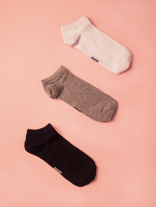 Everyday Plain Low Cut-Socks ( Men )(Pack of 3 Socks)