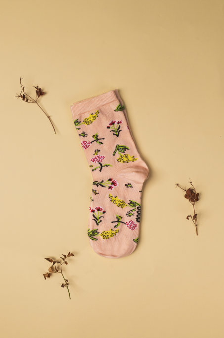 Lavender Bloom Sock (Pack of 3 socks)