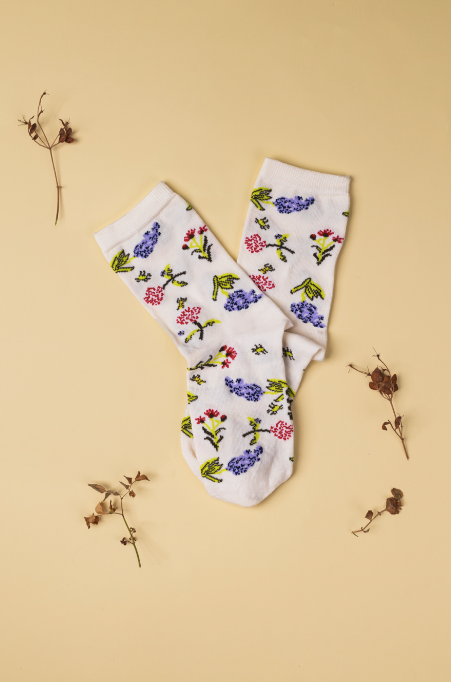 Lavender Bloom Sock (Pack of 3 socks)