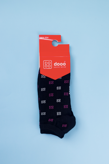 DOOO Socks black (Pack of 3 Socks)