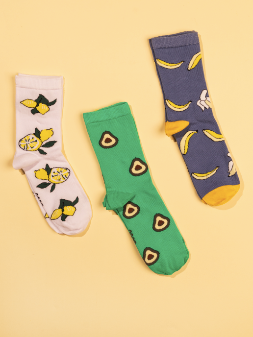 Tropical Treats Sock Set (Pack of 3 socks)
