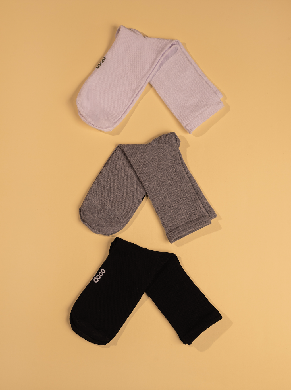 Everyday Plain Crew-Socks (Pack of 3 Socks)